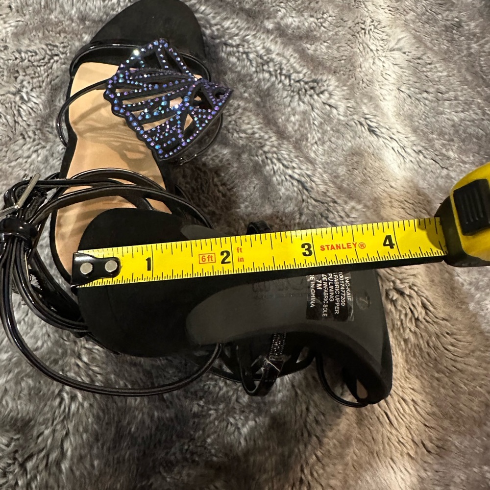 I.N.C Black Butterfly Heels - Picture 6 of 7